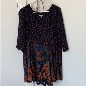 Urban Outfitters 3/4 sleeve mini dress